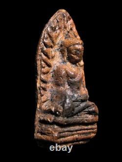 Phra Rod Kru Mahawan Ancient Clay Buddha Amulet Thai Benjapakee Talisman