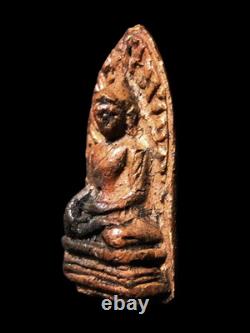 Phra Rod Kru Mahawan Ancient Clay Buddha Amulet Thai Benjapakee Talisman