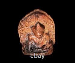 Phra Rod Kru Mahawan Ancient Clay Buddha Amulet Thai Benjapakee Talisman