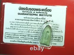 Phra Rod, Kru Wat Mahawan Roon Benjamahawan Thai Buddha Amulet. Certificate#4