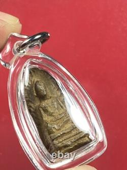 Phra Rod, Kru Wat Phra Sing, Phim Tor, Thai Buddha Amulet. Certificate#5