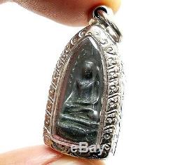 Phra Rod Makasit Leklai Thai Power Magic Metal Buddha Protection Amulet Pendant