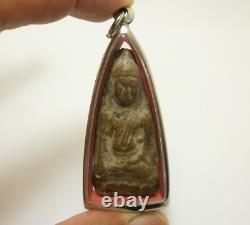 Phra Ruang Amulet Thai Antique Real Rare Buddha Pendant Lucky Rich Success Charm