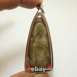 Phra Ruang Amulet Thai Antique Real Rare Buddha Pendant Lucky Rich Success Charm