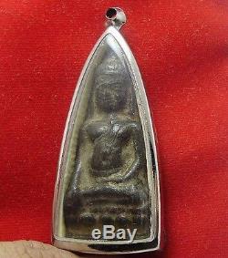 Phra Ruang Huyan Thai Powerful Buddha Antique Amulet Pendant Thailand Gift Charm