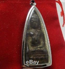 Phra Ruang Huyan Thai Powerful Buddha Antique Amulet Pendant Thailand Gift Charm