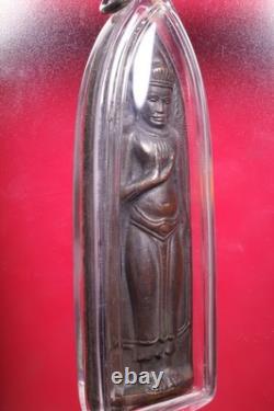 Phra Ruang Lang Rang Puen amulet from Wat Pho, BE 2515 Thai buddha amulet Card#1