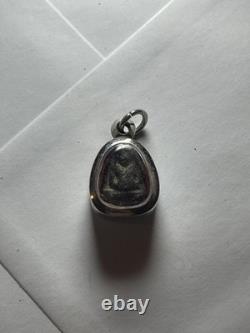 Phra Sangkachai Thai Buddha Amulet Mini Pendant Wealth Lucky Charm