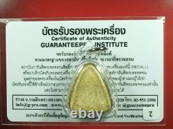 Phra Sangkajai (Nuer Phong) Wat PASAT Temple, BE. 2506 & CARD Thai buddha amulet#6