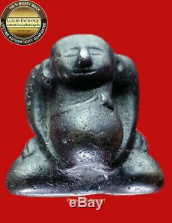 Phra Sangkatcai Chaingsaen Era Buddha Bronze Small Stautue Very Rare Thai Amulet