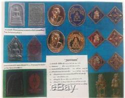 Phra Sd Paya-yiew-dam Kruba Boonchum 2557 Ebony Very Rare Buddha Thai Amulet