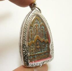 Phra Sibtud Lp Ngern Donyaihom Amulet 2 Blessed In 1969 Powerful Buddha Pendant