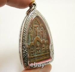 Phra Sibtud Lp Ngern Donyaihom Amulet 3 Blessed In 1969 Powerful Buddha Pendant