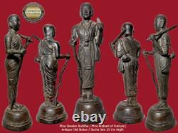 Phra Sivalee Buddha Antigue Statue Bronze Hight 10 Bucha Size Old Thai Amulet