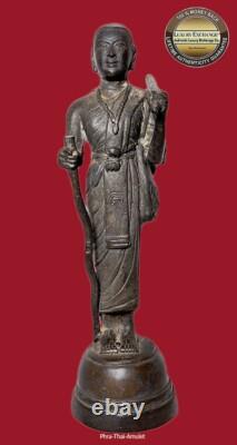 Phra Sivalee Buddha Antigue Statue Bronze Hight 10 Bucha Size Old Thai Amulet