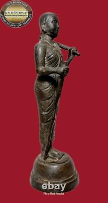 Phra Sivalee Buddha Antigue Statue Bronze Hight 10 Bucha Size Old Thai Amulet