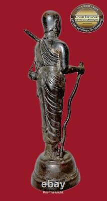 Phra Sivalee Buddha Antigue Statue Bronze Hight 10 Bucha Size Old Thai Amulet