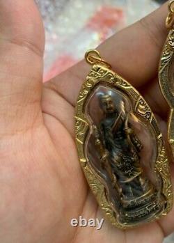 Phra Sivali Buddha Tooth Relic Model thai Amulet Lp Kalong Glass Tooth Year 2008