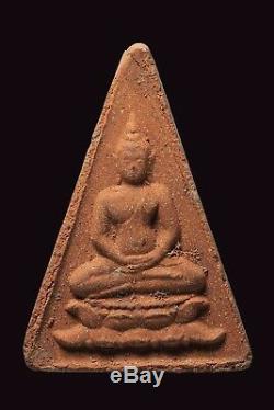 Phra Somdej Aunalorm Jitlada Antique Thai Amulet Buddha Made in Year 1976