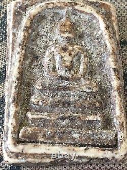 Phra Somdej Bang Khunphrom, over 160 yr old Thai Buddha Amulet Nice Casing