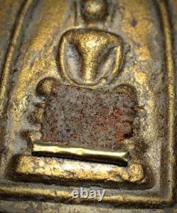 Phra Somdej Buddha Takrut Base LP Kuai Portrait Yantra Unique Buddhist Pendant