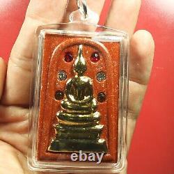 Phra Somdej LP Koon wat banrai Roon Tha-han-pran2555 Thai buddha amulet& Card#3