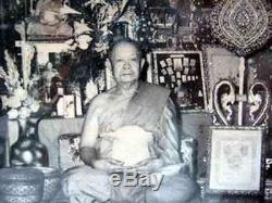 Phra Somdej LP Nak Wat Rakang Made of Piece LP Toh BE1952 Old Thai Amulet Buddha