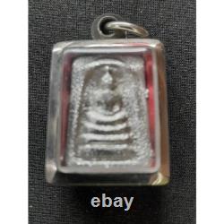 Phra Somdej Leklai Silver Mercury Sacred Magic Thai Buddha Amulet Luang Pu Lamai Phra Somdej Leklai Silver Mercury Sacred Magic Thai Buddha Amulet Luang Pu Lamai