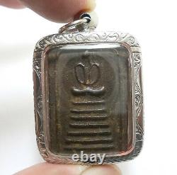 Phra Somdej Lp Boon 7 Bases Magic Healing Thai Buddha Good Health Amulet Pendant