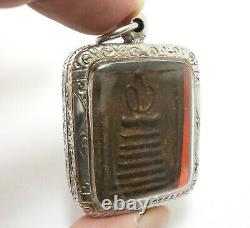 Phra Somdej Lp Boon 7 Bases Magic Healing Thai Buddha Good Health Amulet Pendant