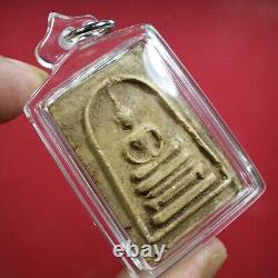 Phra Somdej, Lp Nak Wat Rakang BE2495, Buddha, Thai amulet card# 4