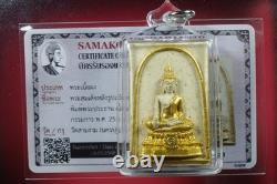 Phra Somdej, Lp Tae Wat Samngam BE. 2516 Nur Phong, Thai buddha amulet. CARD#3