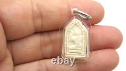 Phra Somdej Nga Gae carved Thai Buddha Amulet Pendant Nang Kwak Good Fortune