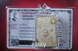 Phra Somdej, (Pim Nha Nou) LP kuay BE. 2509. Thai buddha amulet & CARD #6