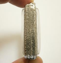 Phra Somdej Red Stone Takrut Blessed 1967 Wat Rakang Thai Buddha Amulet Pendant