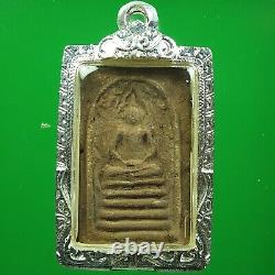 Phra Somdej Roon 1st Nur Phong BE2498 Lp Ruay Wat Tako, Thai buddha amulet Card#1