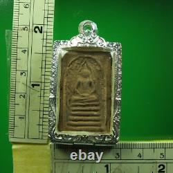 Phra Somdej Roon 1st Nur Phong BE2498-Lp Ruay Wat Tako, Thai buddha amulet Card#1