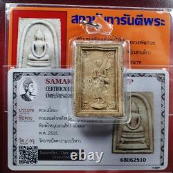 Phra Somdej Sivalee LP kuay Wat Kositaram BE. 2515. Thai buddha amulet & CARD #4