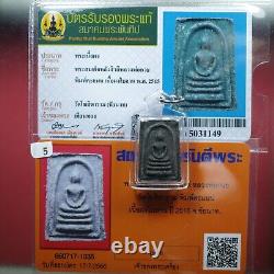 Phra Somdej Sivalee LP kuay Wat Kositaram BE. 2515. Thai buddha amulet & CARD #5