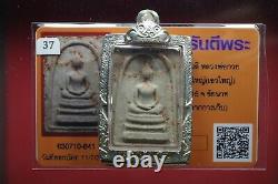 Phra Somdej Sivalee LP kuay Wat Kositaram BE. 2515. Thai buddha amulet & CARD #6