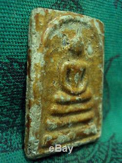 Phra Somdej Toh Pim Yai Hairs Relics Wat Rakang Thai Buddha Old Amulet Very Rare