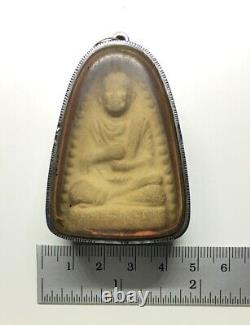 Phra Somdej Toh Wat Phra Kaew Old Rare Thai Amulet Antique Buddha Back Peacock
