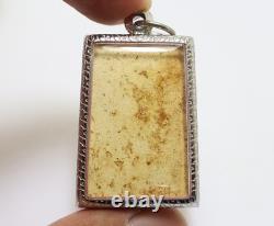 Phra Somdej Wat Chalermphrakiat Pendant 2 Bless 1900 Thai Buddha Miracle Amulet