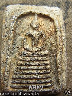 Phra Somdej, Wat Ket Chaiyo, Angthong, 7 based mold 160yr rare Thai Buddha amulet