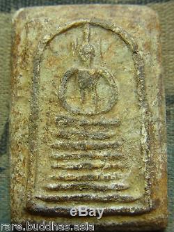 Phra Somdej, Wat Ket Chaiyo, Angthong, 7 based mold year 2404Thai Buddha amulet
