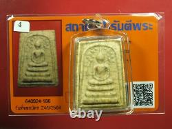Phra Somdej Wat PASAT Temple, PhimProkpo. BE. 2506 & Thai buddha amulet CARD #4