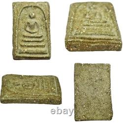 Phra Somdej Wat Rakang BE2412 (1869) Green Sacred Powder Thai Buddha Amulet