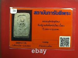 Phra Somdej Wat Suthat Buddha, Phim Yai, Thai buddha amulet Certificate Card #4