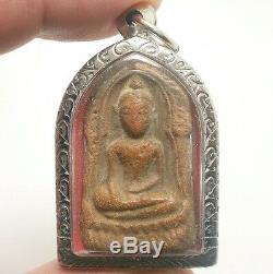Phra Soomgor Money Rich Lucky Happy Peaceful Life Thai Buddha Top Amulet Pendant
