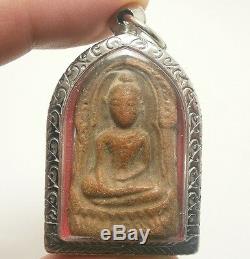 Phra Soomgor Money Rich Lucky Happy Peaceful Life Thai Buddha Top Amulet Pendant